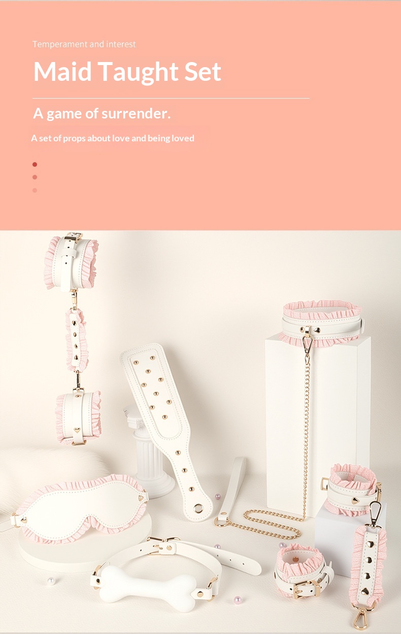 Eros Lab Spitzen-Sechsteiler-Set für Frauen SM Erotik-Requisiten Bondage-Zubehör Hilfsmittel für Erwachsene Trainings-Großhandel_voghion.com