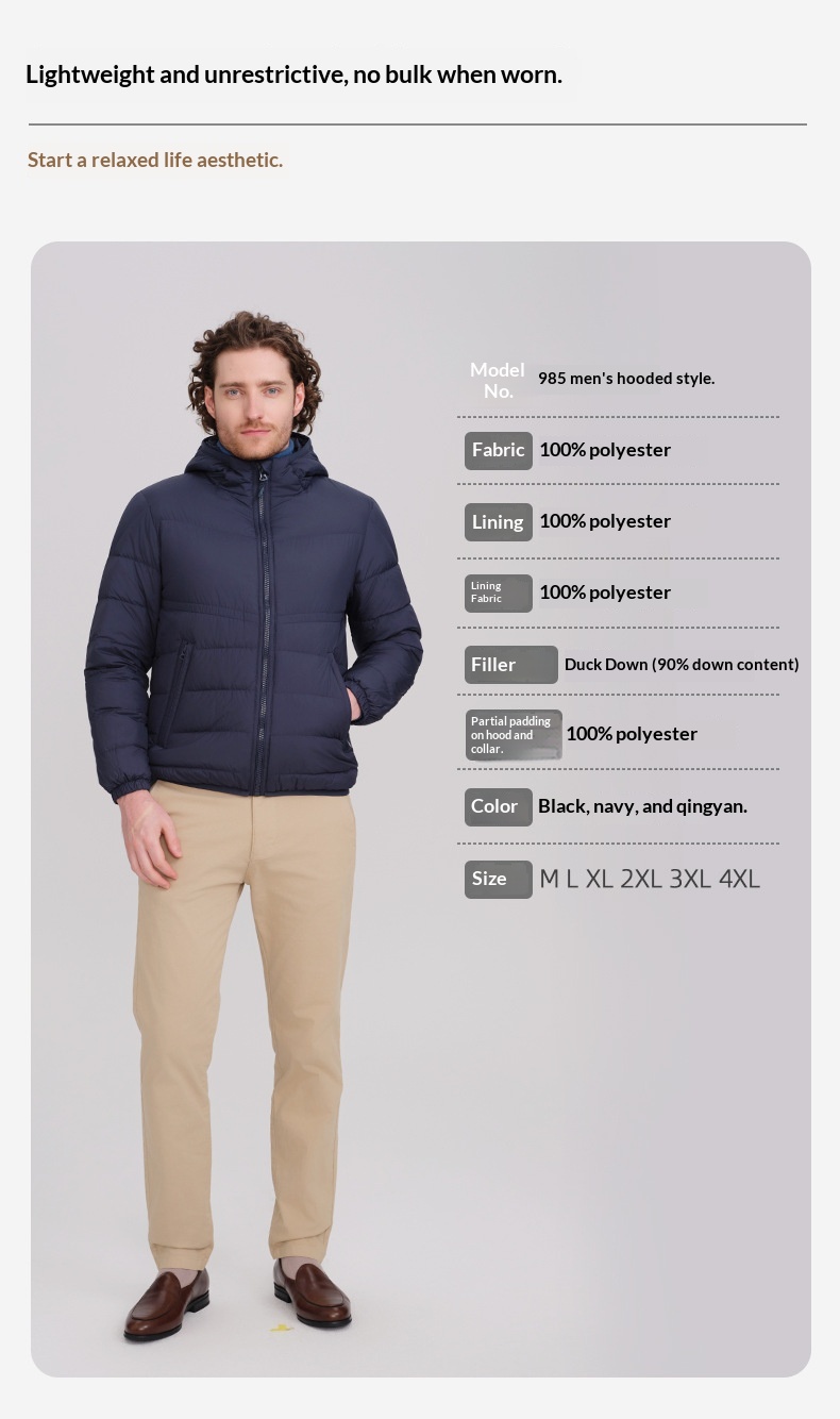 boy 2025 Autumn Winter Hooded Down Jacket Coat Plus Size Men's Clothing Manufacturer Wholesale Lightweight_voghion.com