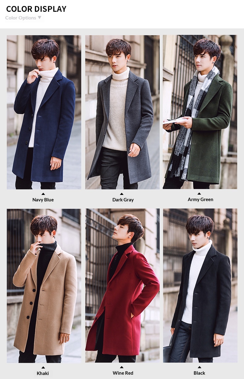 boy Boy Winter New Men's Wool Korean Style Slim Fit Mid-Length Trench Thickened Warm Woolen Coat_voghion.com