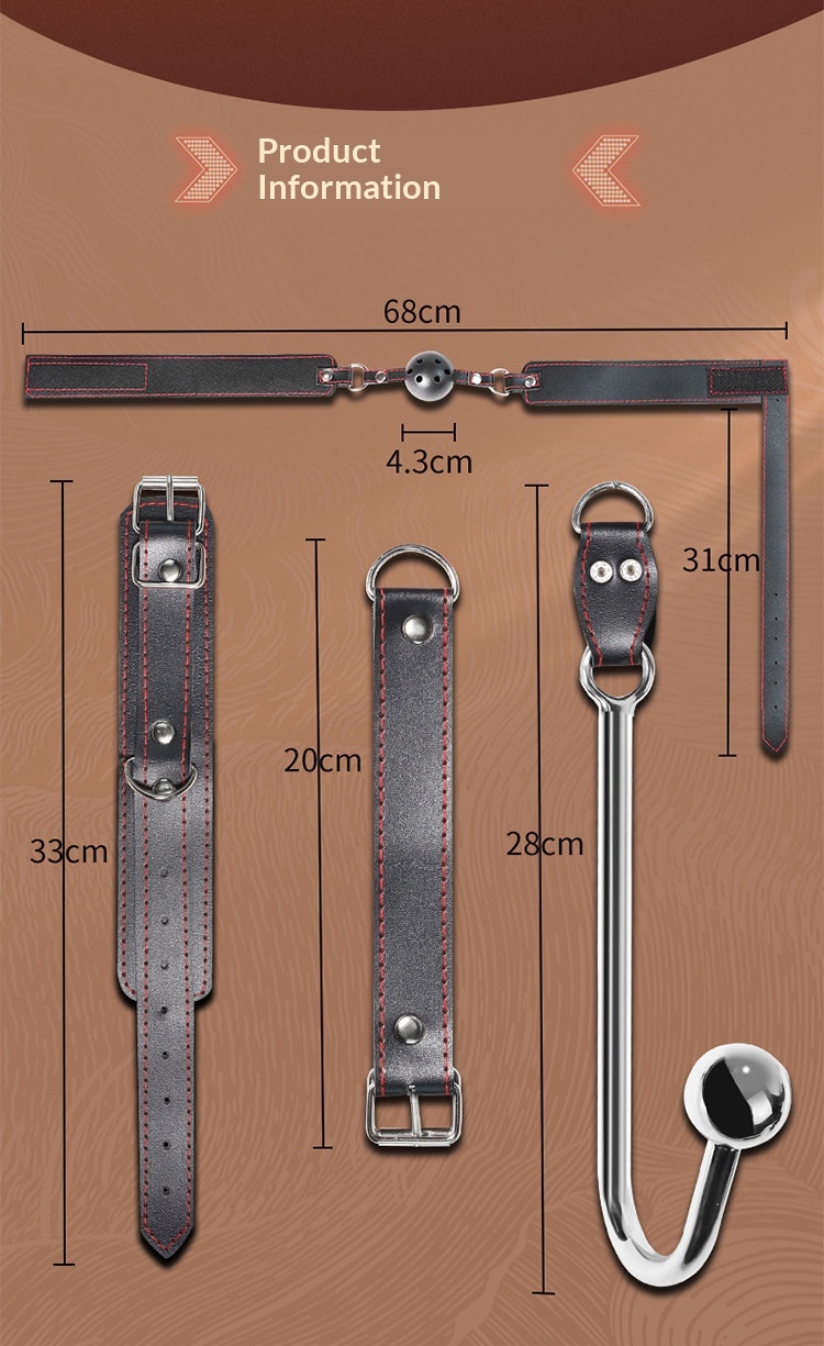 Eros Lab Jiuai SM Set Manette Bocca Gag Coppia Flirting Bondage Restrizioni SP Props Giocattoli sessuali per adulti_voghion.com