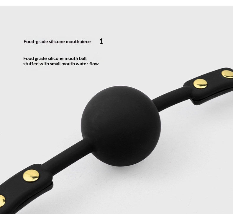 Eros Lab Fabrikdirektverkauf SM-Trainings-Mundball aus umweltfreundlichem Silikon, tragbares Fesselspielzeug für Erwachsene_voghion.com