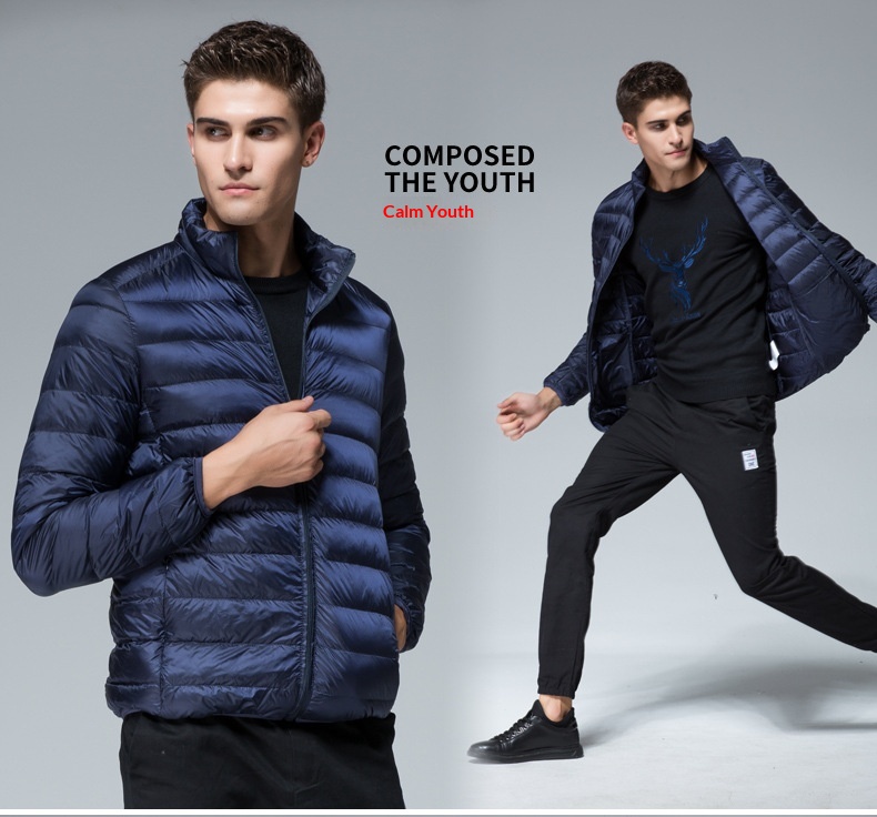 Lichtgewicht jongensjas 2025 Winter Nieuwe Heren Warme Donsjas_voghion.com