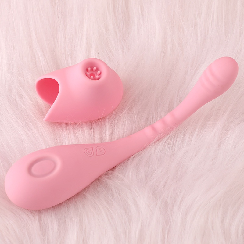 Eros Lab Color Honey Female Masturbation Dual-Head Vibrating G-Spot Sucking Automatic Massager Adult Sex Toy_voghion.com