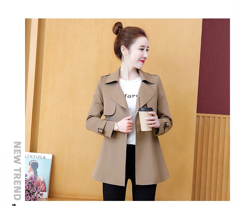 2023 New Spring Fashion Stylish Women's Early Versatile Trench Women's Top Short Coat Trendy_voghion.com