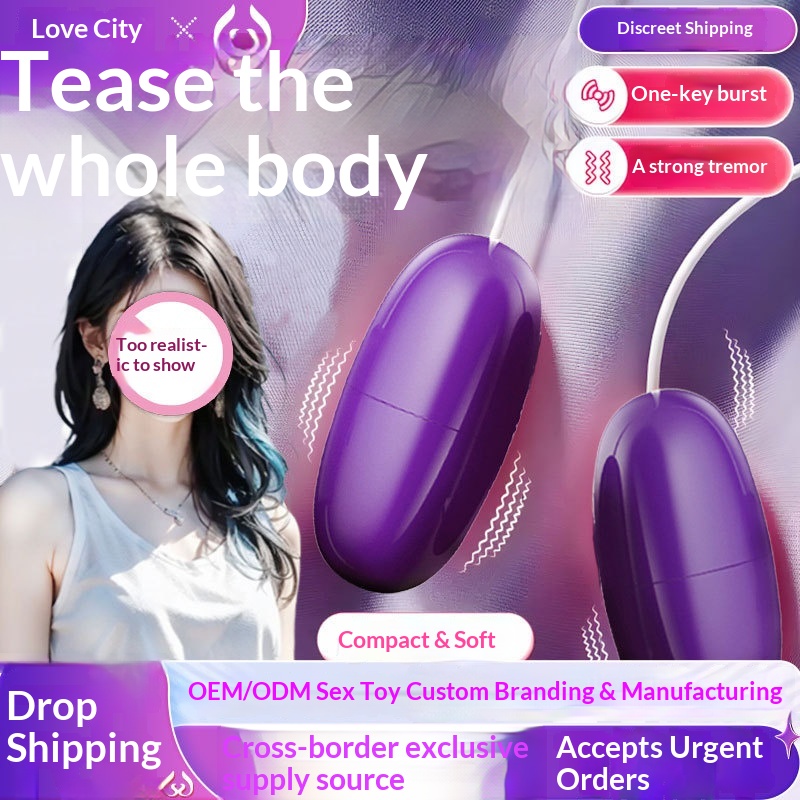 Eros Lab Sexy Adult Products Wearable Remote Control Strong Vibration Double Mini Female Masturbator Vibrator Sex Toy_voghion.com