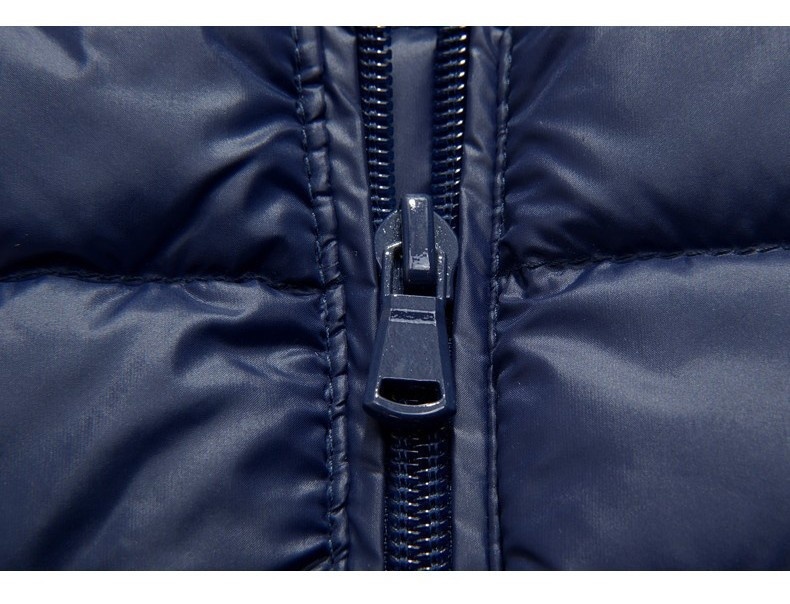 Chaqueta ligera para niño, para hombre, con cuello alto, con capucha, chaleco de exportación, talla grande, corta, con aire acondicionado y plumón._voghion.com