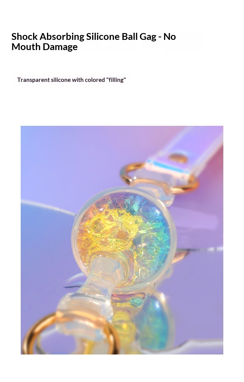 Eros Lab Platinum Silicone Aurora Ball SM Props Training Mouth Plug Tools Binding And Torture Female Sex Toys_voghion.com