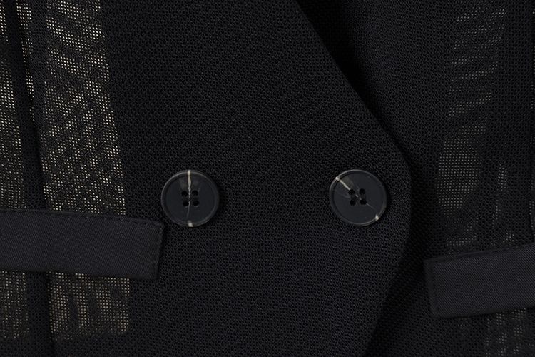 2025 New Fashion Design Slim Fit Short V-Neck Mesh Vest Outerwear Niche For Women's Summer Clothing_voghion.com