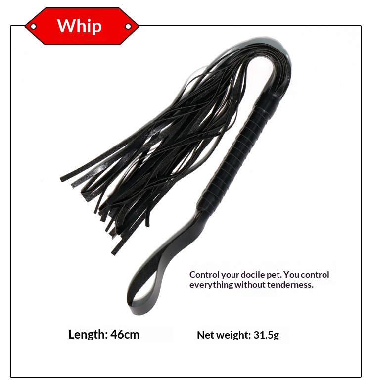 Eros Lab SM Bondage Set Bestrafungsrequisiten Nippelklemmen Handschellen Halsband Augenbinde Federstab Mund Sexspielzeug für Erwachsene_voghion.com