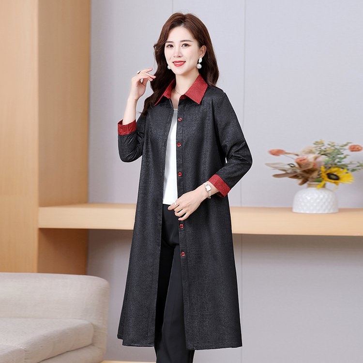 Women's Spring Fashion Casual Women's Clothing Mother's Detail Trench Coat Looks Elegant While Walking Daily_voghion.com