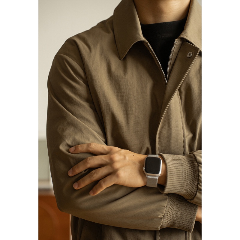 Amerikaanse stijl turn-down kraag werkkleding donsjack heren 2025 lente nieuwe warme korte losse jas vest voor heren_voghion.com