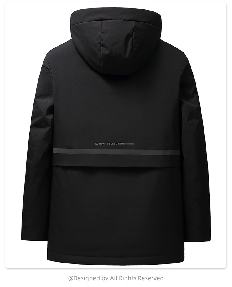 Erkek Çocuk National Standard Kaz Tüyü Mont Kış Yeni Orta Boy Kapüşonlu Kalınlaştırılmış Soğuğa Dayanıklı Sıcak Dış Mekan Erkek Kaz Tüyü Mont_voghion.com