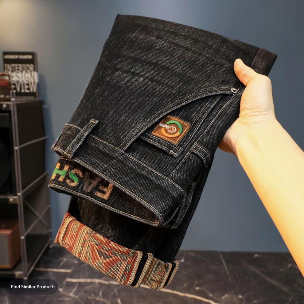 Boy Boy [Fleece gevoerd] 718 Hot-selling herenjeans Gedetailleerde afbeeldingen Updaten Op voorraad Neem contact op met de winkel_voghion.com