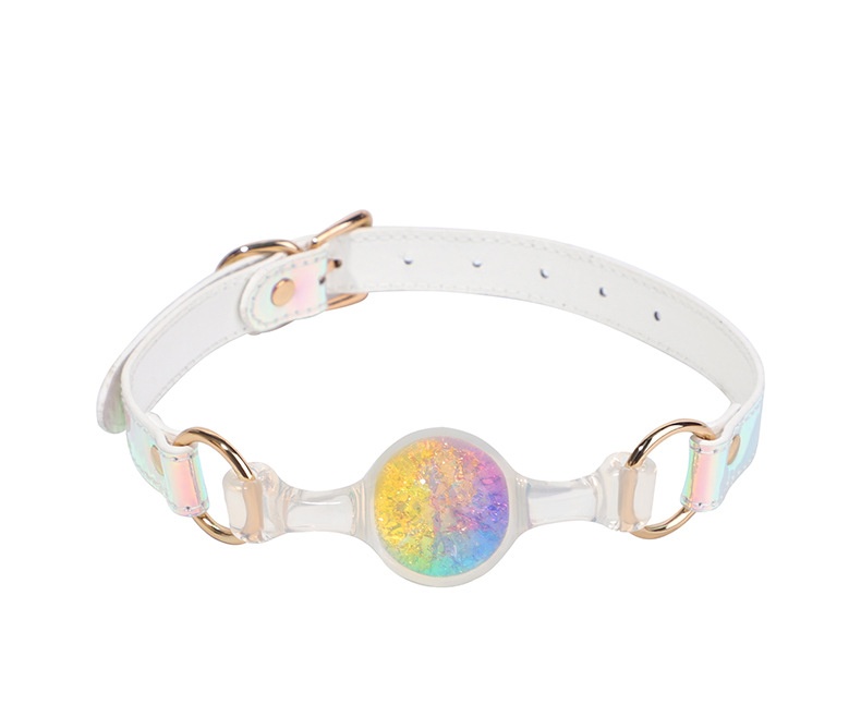 Eros Lab Platinum Silicone Aurora Ball SM Props Training Mouth Plug Tools Binding And Torture Female Sex Toys_voghion.com