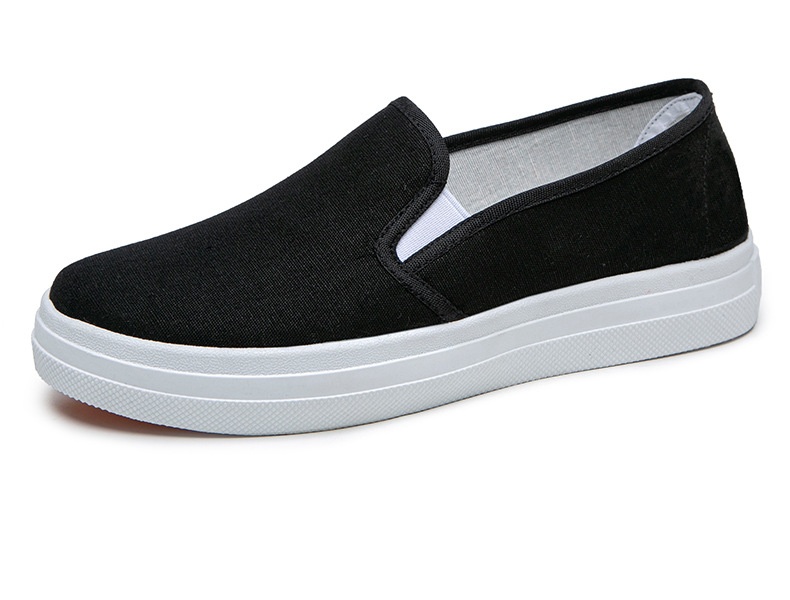 ShoeGlobe Nurse Damenschuhe, flache, rutschfeste, atmungsaktive und vielseitige weiße Freizeitschuhe im Vintage-Look aus Peking_voghion.com