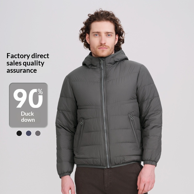 boy 2025 Autumn Winter Hooded Down Jacket Coat Plus Size Men's Clothing Manufacturer Wholesale Lightweight_voghion.com
