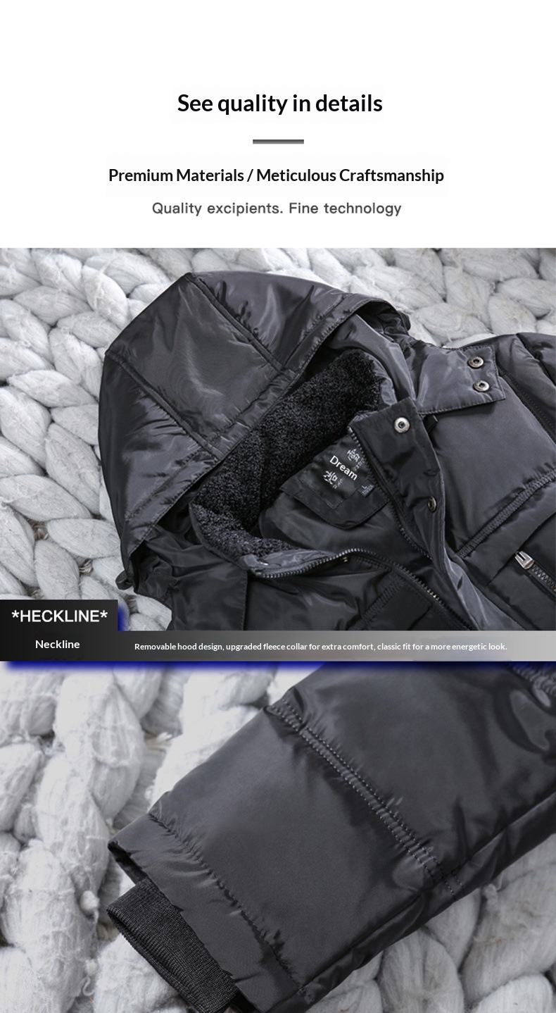 boy Dad Grandpa Style Down Jacket Thickened Men's Coat For Middle-aged And Elderly Fathers Winter Clothing_voghion.com