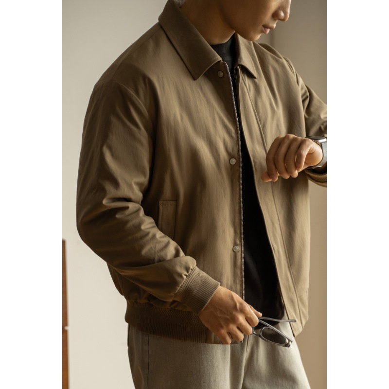 Amerikaanse stijl turn-down kraag werkkleding donsjack heren 2025 lente nieuwe warme korte losse jas vest voor heren_voghion.com