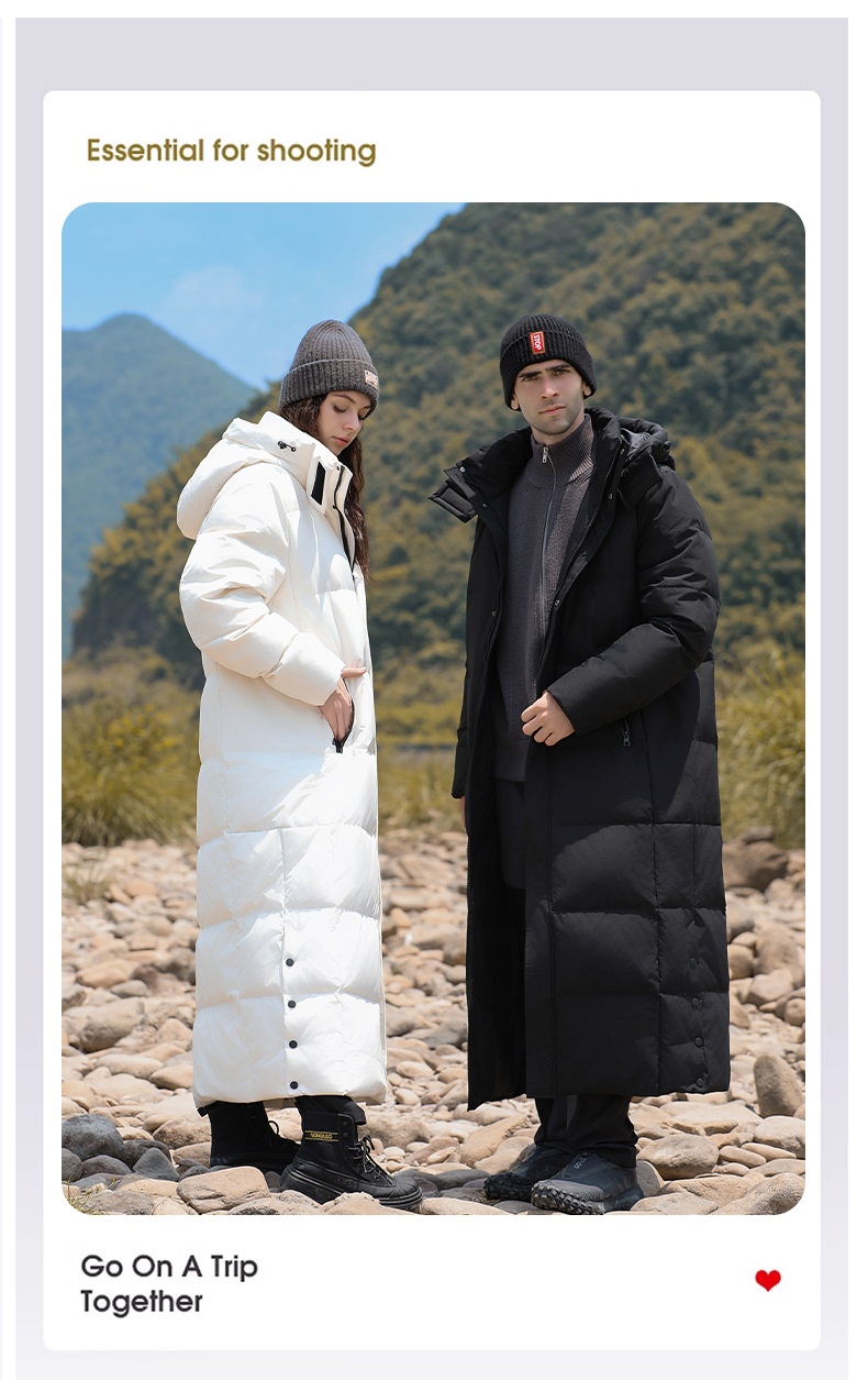 boy Down Jacket 2024 Winter New Couple Long Detachable Hood Thickened Warm High-end Casual Men's Coat Trendy_voghion.com