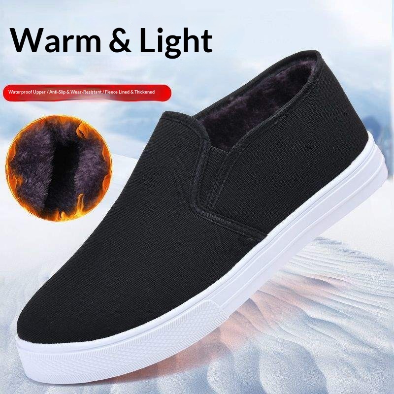 ShoeGlobe White Nurse Old North Arbeitsschuhe für Damen, flach, rutschfest, fleecegefüttert, Baumwolle, niedrig geschnitten, Gesundheitsschuhe_voghion.com