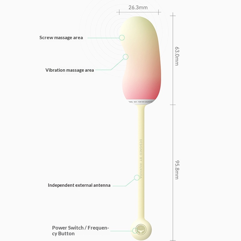 Eros Lab Shy Vibrating Egg AI Version Mini Vibrator Female Wearable Toy Remote Control Adult Products For Women_voghion.com