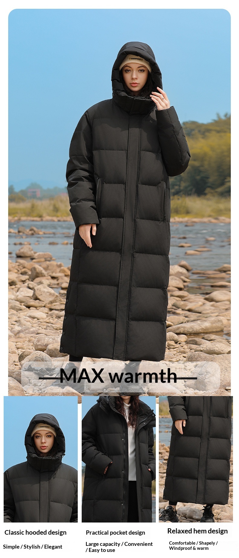 boy Down Jacket 2024 Winter New Couple Long Detachable Hood Thickened Warm High-end Casual Men's Coat Trendy_voghion.com