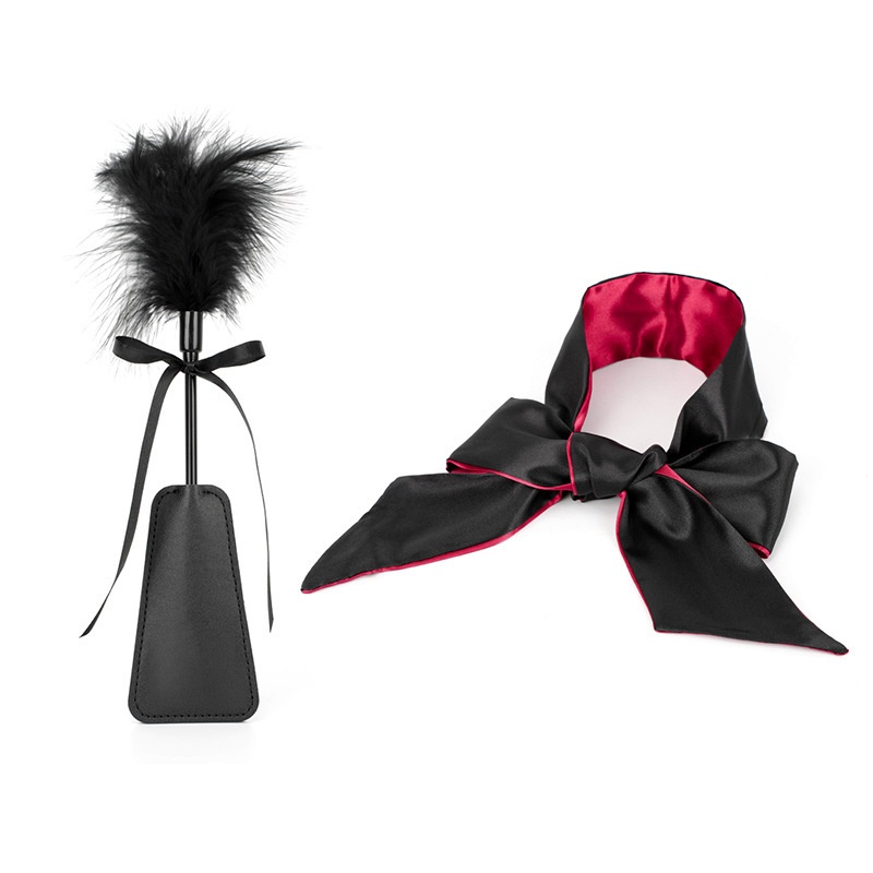 Eros Lab SM Sex Props Feather Patting Eye Mask Low Temperature Candle Binding Rope Loose Whip Mouth Ball Collar Adult Toys_voghion.com