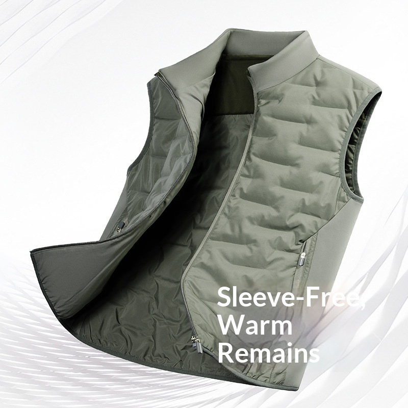 boy Warm Thickened Top Vest Sports Outdoor Lightweight Down Jacket Men's Winter_voghion.com