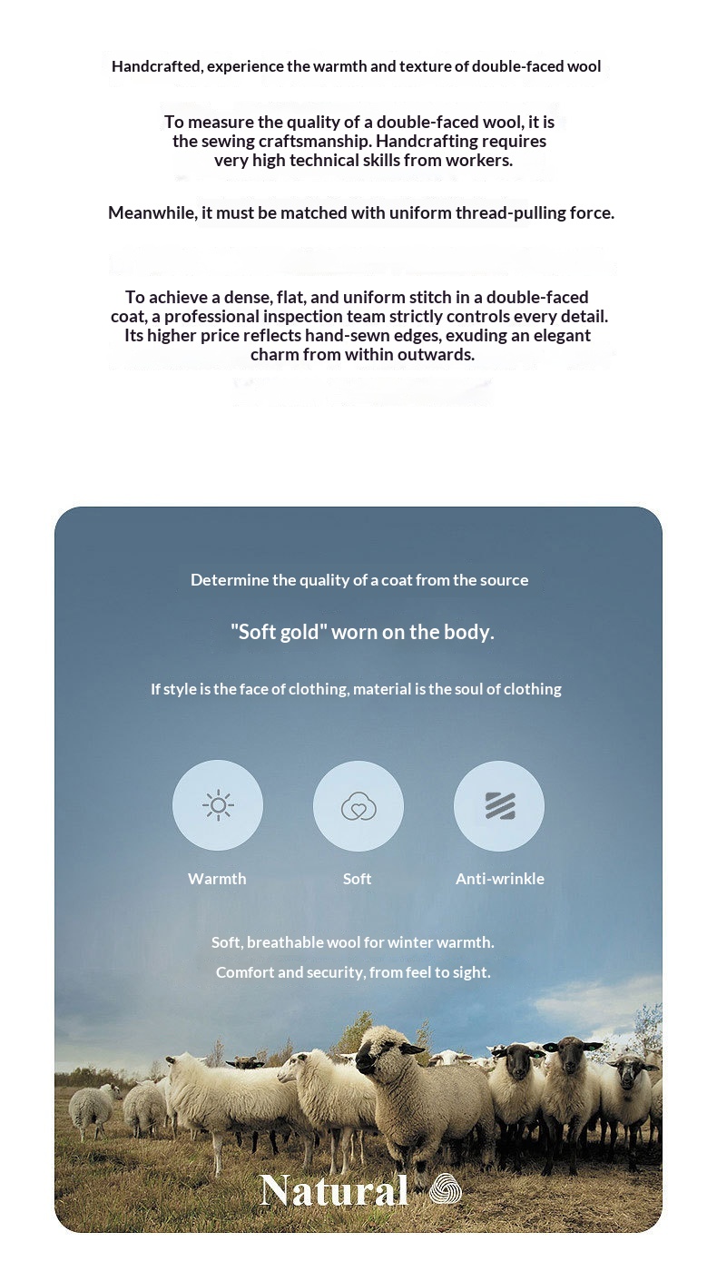 boy Boy 100% Autumn Winter Wool Men's Suit Collar Double Breasted Jacket Trench Woolen Mid-Length Coat_voghion.com