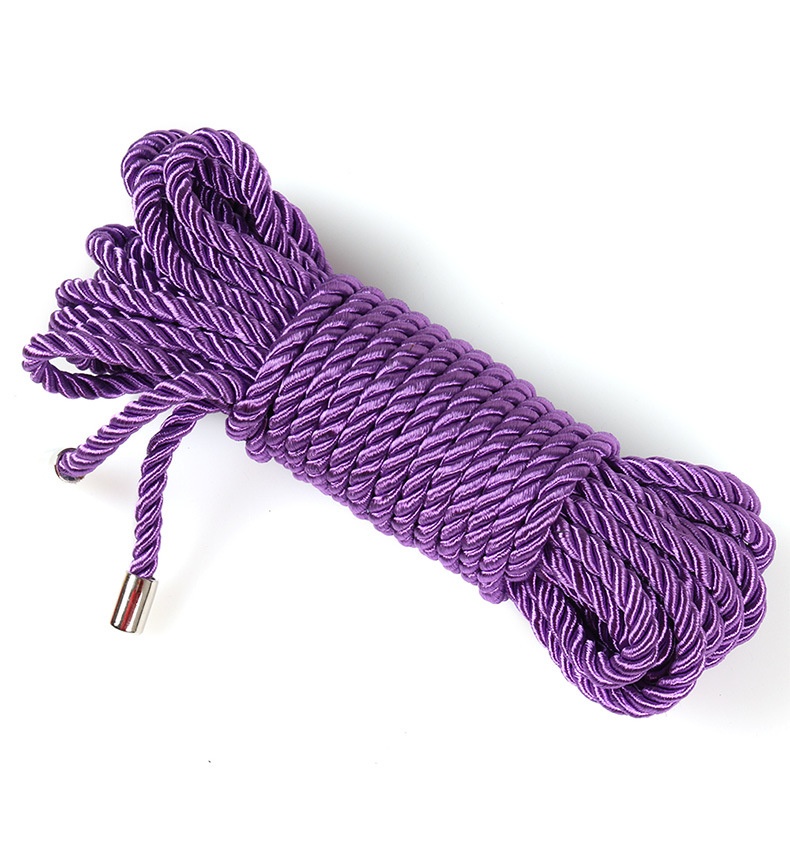 Eros Lab Metal Head Silk Binding Fun Props SM Rope Supplies Adult Emotional Sex Aid Tools Female Training_voghion.com