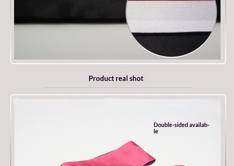 Maschera per gli occhi sexy in seta nera con nastro rosso Eros Lab SM Bondage Props Training Manette femminili Prodotti per adulti_voghion.com