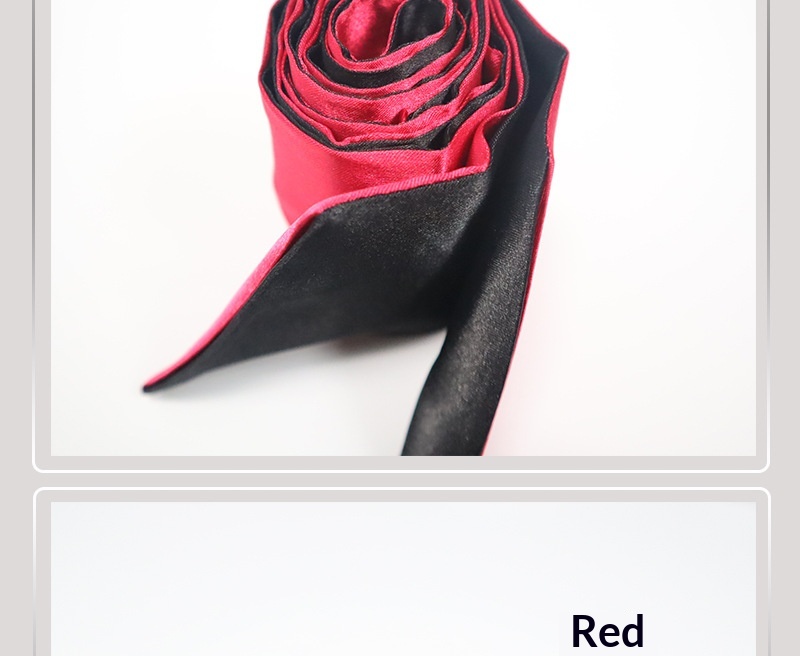 Maschera per gli occhi sexy in seta nera con nastro rosso Eros Lab SM Bondage Props Training Manette femminili Prodotti per adulti_voghion.com