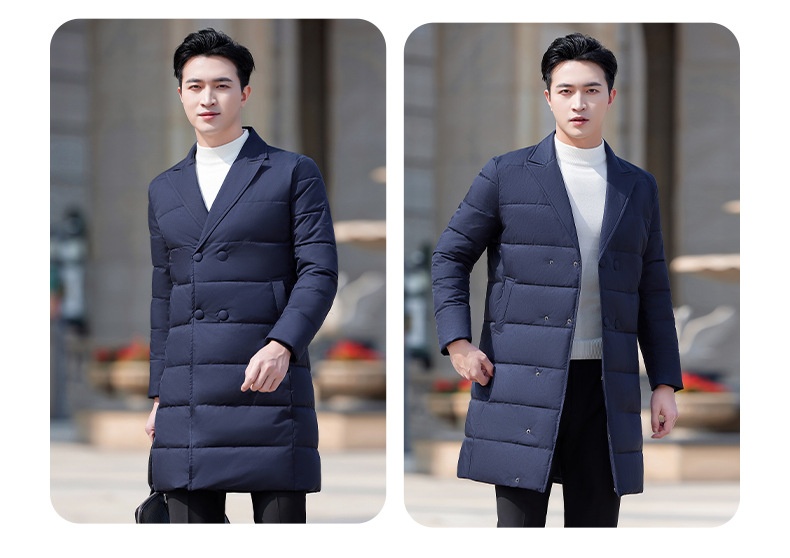 boy Professional Down Cotton Jacket For Men 2024 Winter Hotel Mall Front Desk Workwear Office Sales Thickened Work Uniform_voghion.com