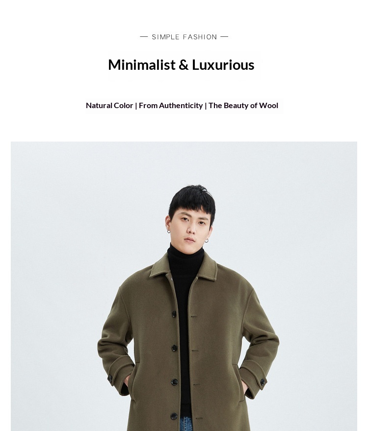 boy Boy Winter Korean Version Double-Sided Cashmere For Men High-End Turn-Down Collar Loose Drop Shoulder Mid-Length Woolen_voghion.com