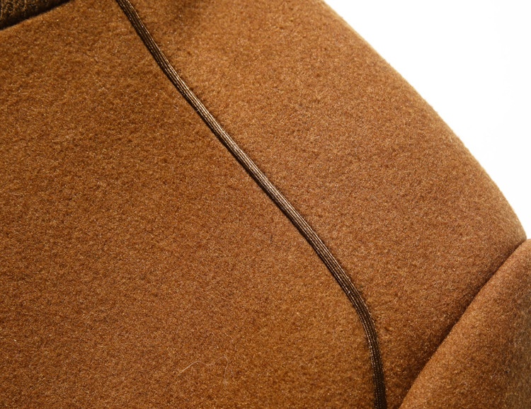 boy Boy 2022 Cross-Border Autumn Winter Thickened Woolen Coat Scarf Collar Jacket Men's Clothing Top_voghion.com