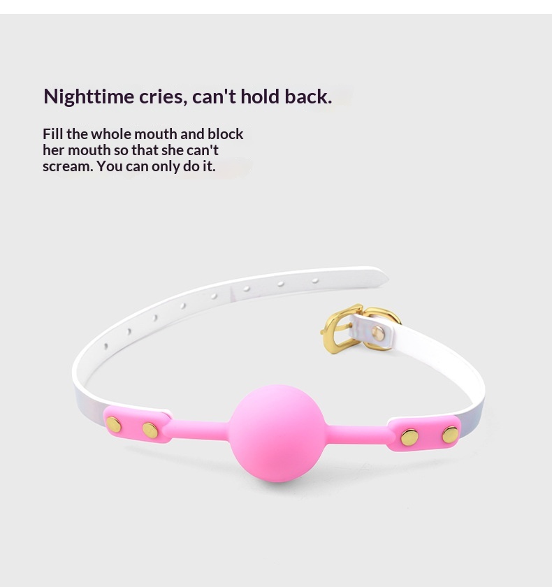 Eros Lab Fabrikdirektverkauf SM-Trainings-Mundball aus umweltfreundlichem Silikon, tragbares Fesselspielzeug für Erwachsene_voghion.com