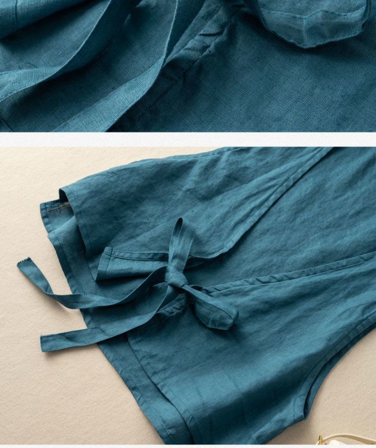 Women's Vintage Artistic British Style Sleeveless Linen V-neck Blazer Vest For Women 2025 Summer New Fashionable Jacket Top_voghion.com