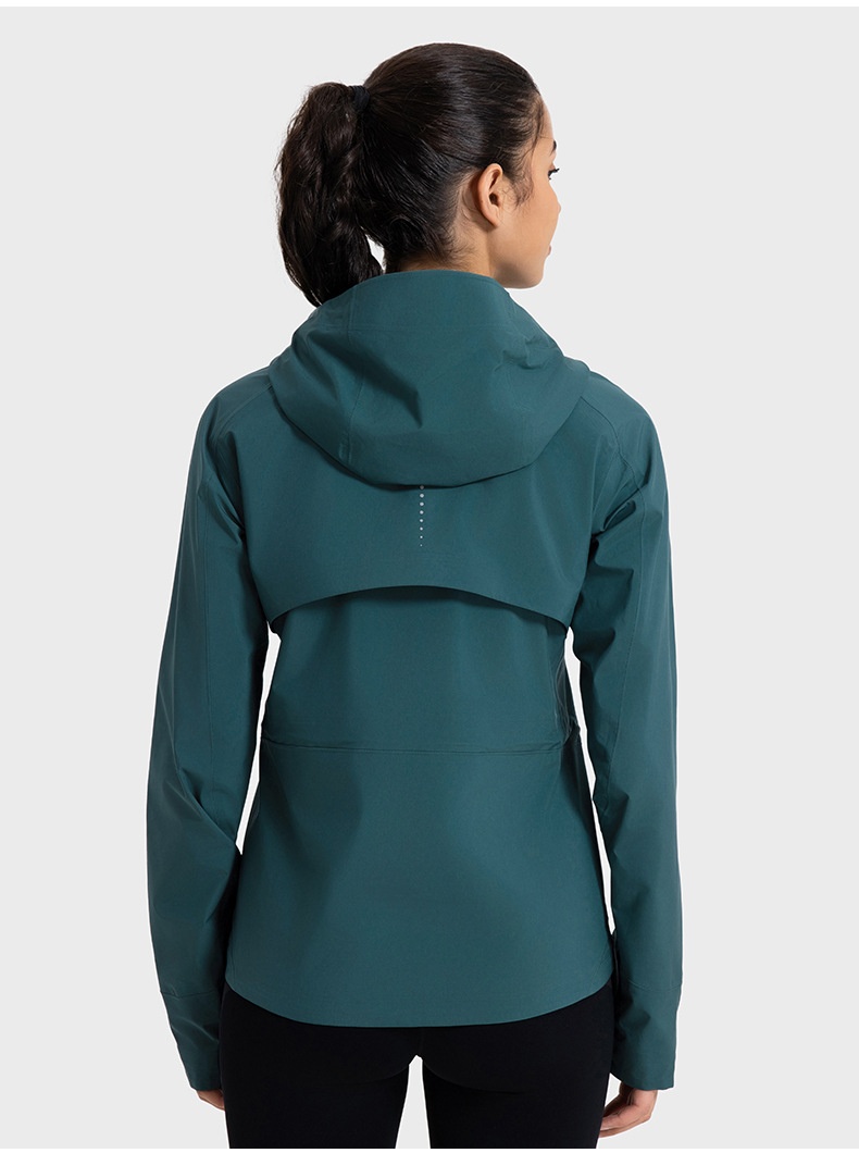 Abbigliamento da donna Giacca a vento con cappuccio da donna per autunno e inverno, antivento, impermeabile, traspirante, sportiva, da donna, per il fitness_voghion.com