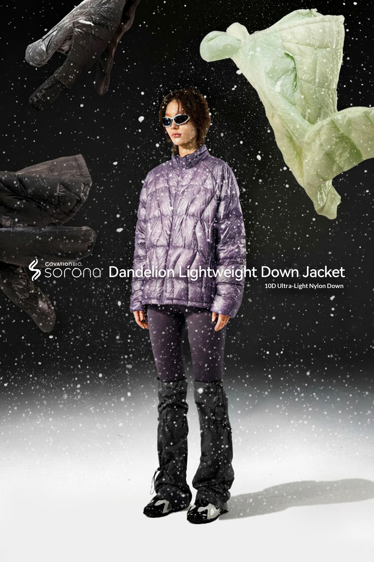 Jie Zhan Erkek Giyim | Karahindiba Dik Yaka Ceket 25 Kış Yeni 90 Tüy Hafif Katlanabilir Erkek Mont_voghion.com