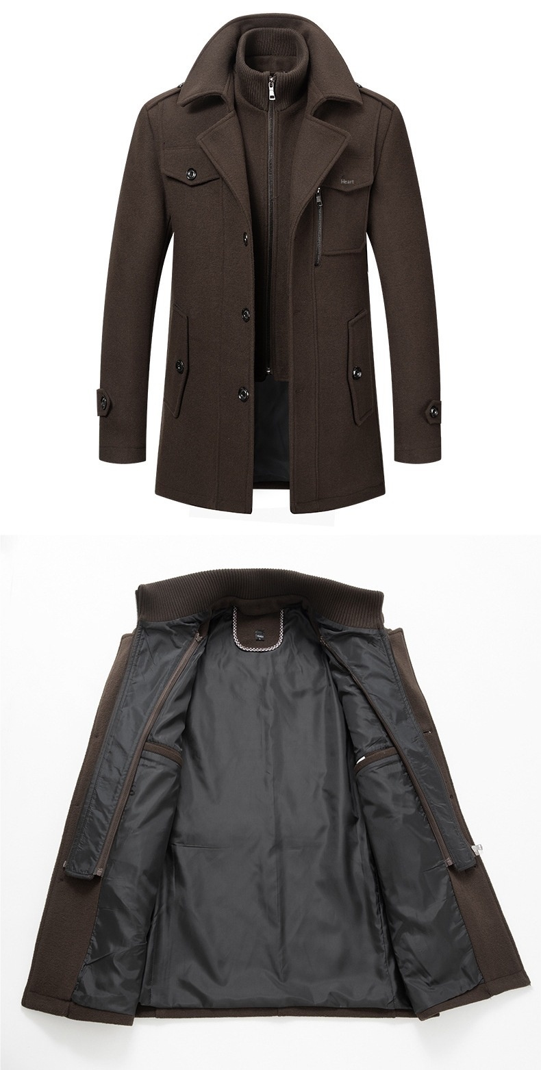 boy Boy Autumn Winter Business Wool Fashion Double Collar Cold-Resistant Men's Jacket Cross-Border Woolen Coat_voghion.com