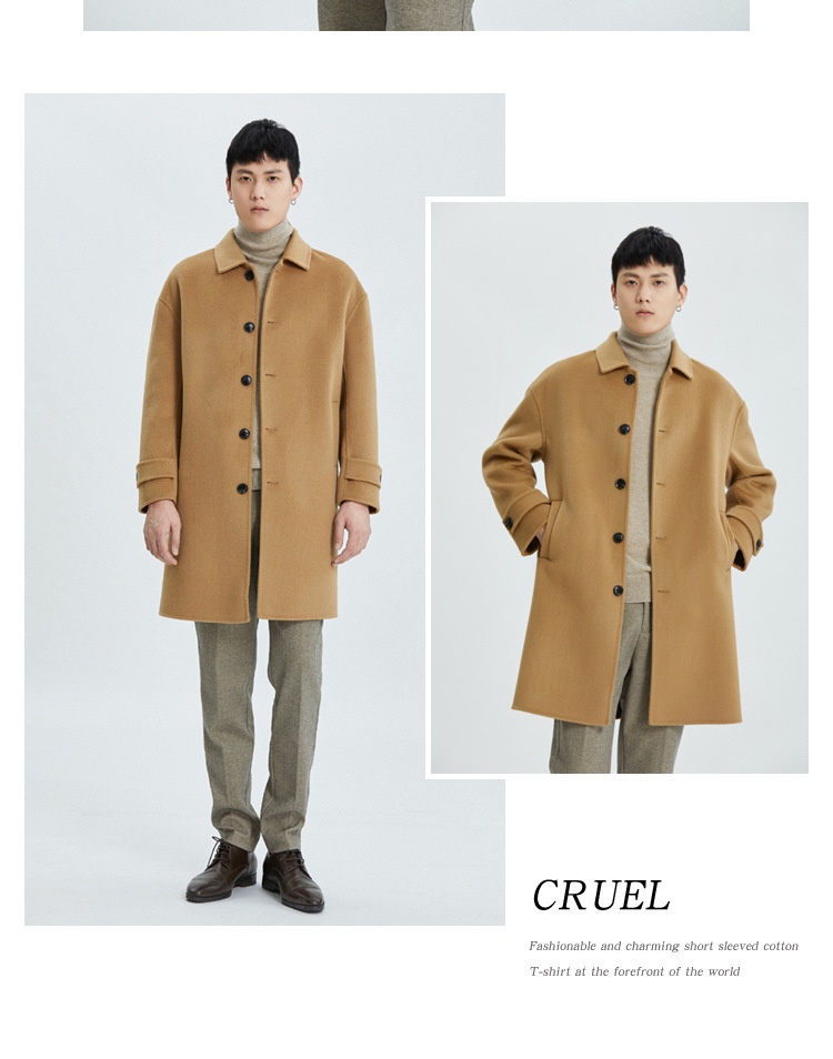 boy Boy Autumn Winter Pure Wool Men's Mid-Length Over-the-Knee Double-Sided Cashmere Jacket Business Suit Woolen Trench Coat_voghion.com