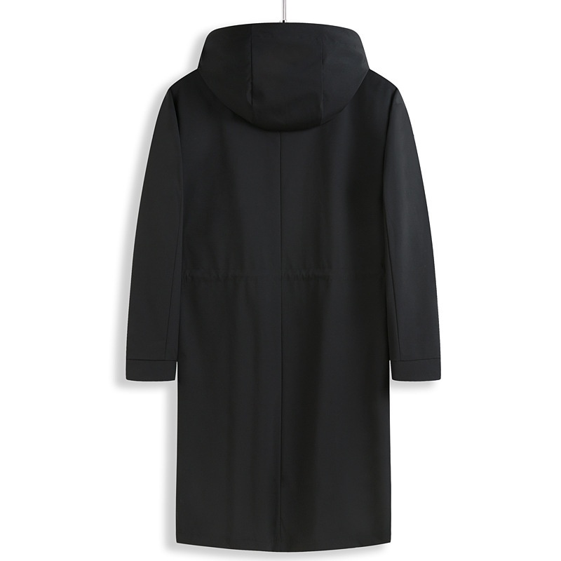 2024 Women's Spring New Trendy Plus Size Men's Mid-Length Trench Coat Jacket With Hood Fashionable Casual Slim Fit Outerwear_voghion.com