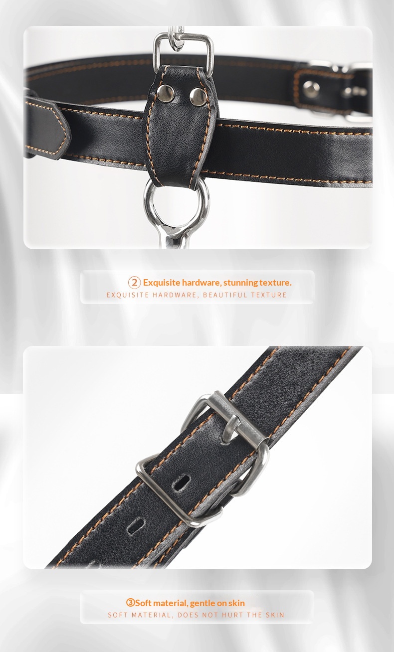 Eros Lab SM Props Alternative Restraint Collar Gag Binding Handcuffs Punishment Training Erotic Anal Hook Set Adult Sex Toys_voghion.com