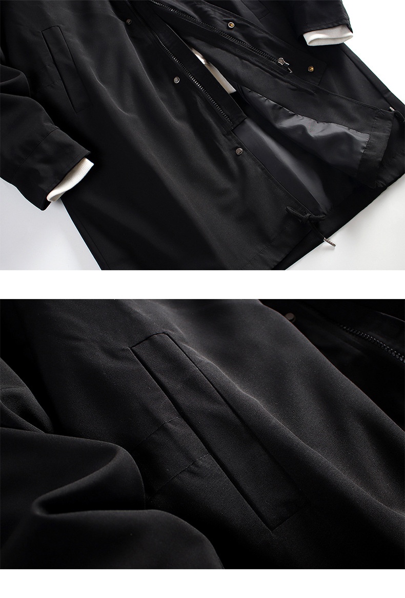 Women's Clothing Women's Men's Mid-Length Hooded Workwear Jacket 2024 Spring And Autumn Korean Style Loose Casual Coat_voghion.com