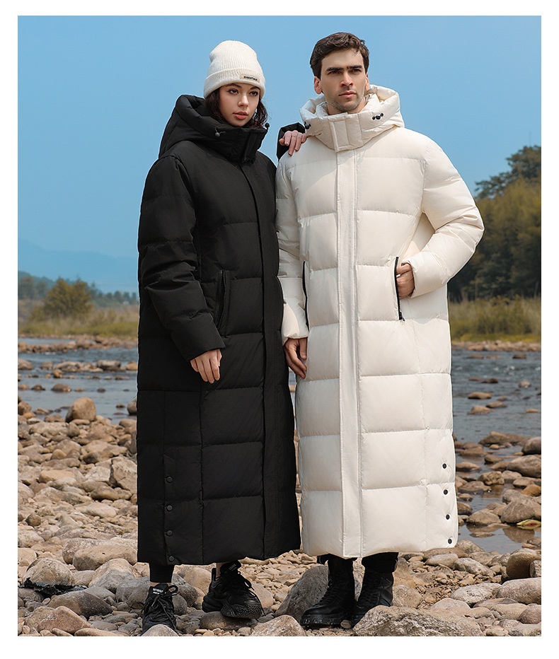boy Down Jacket 2024 Winter New Couple Long Detachable Hood Thickened Warm High-end Casual Men's Coat Trendy_voghion.com