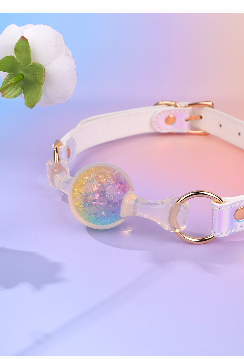 Eros Lab Platinum Silicone Aurora Ball SM Props Training Mouth Plug Tools Binding And Torture Female Sex Toys_voghion.com