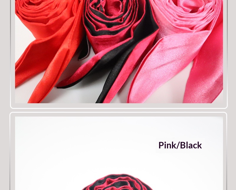 Maschera per gli occhi sexy in seta nera con nastro rosso Eros Lab SM Bondage Props Training Manette femminili Prodotti per adulti_voghion.com