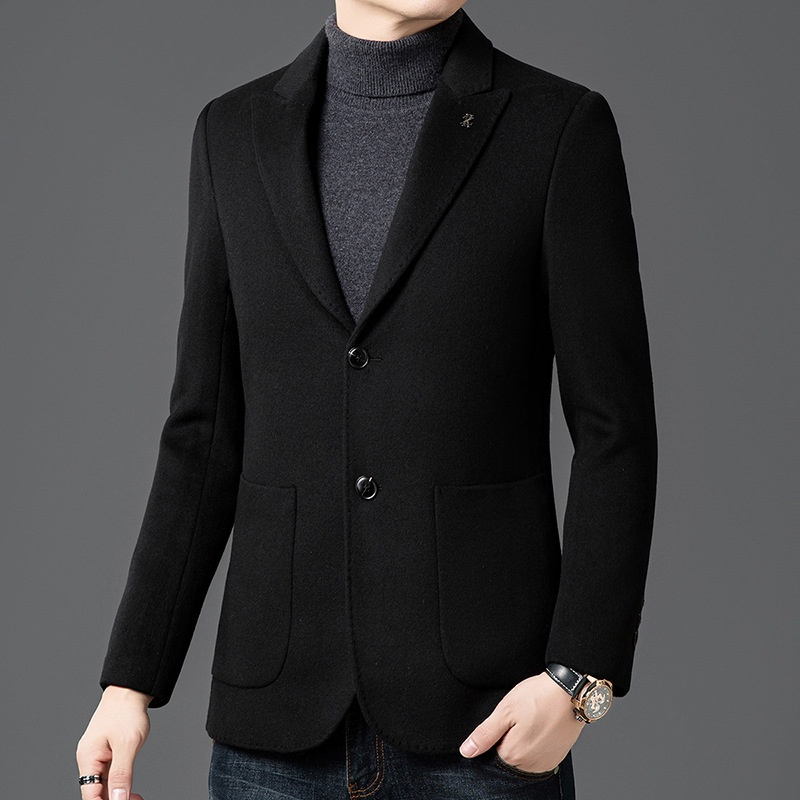 boy Boy Boy Winter New Men's Goose Down Liner Coat With Suit Collar, Trendy Loose Fit For Middle-aged And Young Men, Thickened_voghion.com