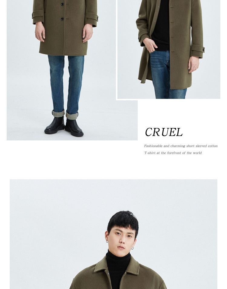 boy Boy Winter Korean Version Double-Sided Cashmere For Men High-End Turn-Down Collar Loose Drop Shoulder Mid-Length Woolen_voghion.com