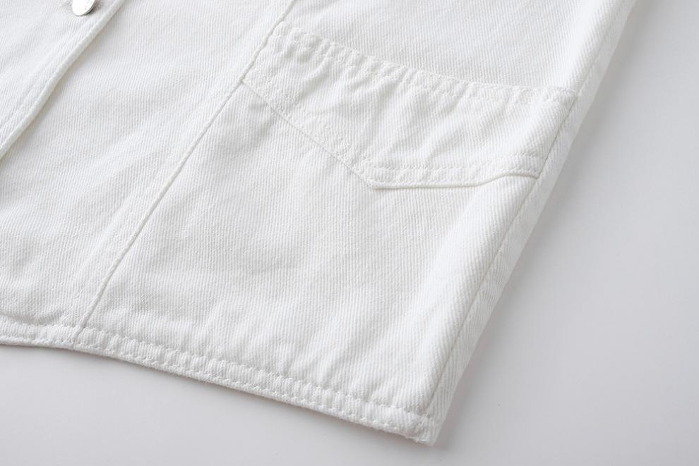 Damesmode Nieuw Stijlvol Denim Vest Voor Dames, Lente En Herfst Mouwloos Los Veelzijdig Vest, Casual Bovenkleding Plus Size Top_voghion.com